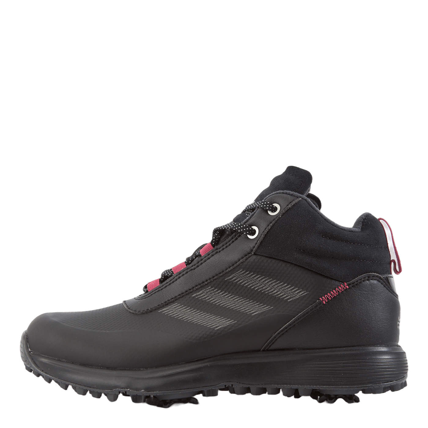 S2G Mid-Cut Golf Shoes Core Black / Dark Silver Metallic / Wild Pink