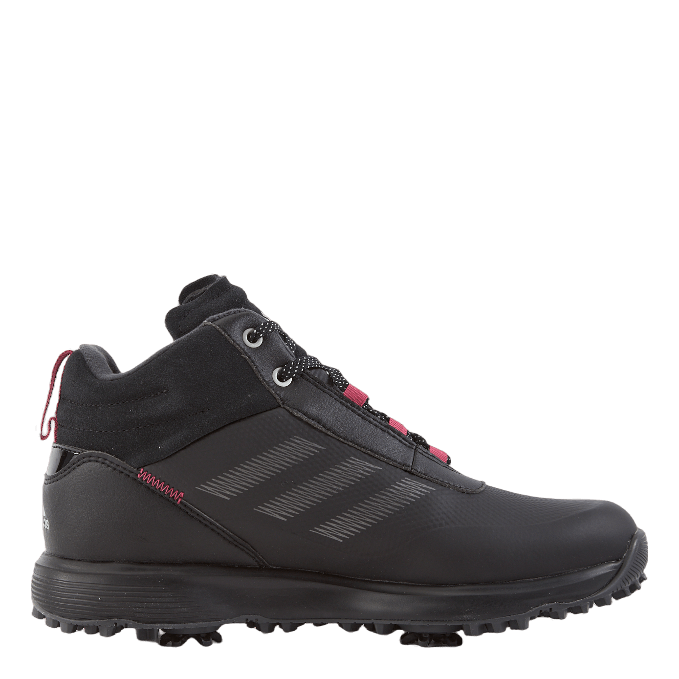 S2G Mid-Cut Golf Shoes Core Black / Dark Silver Metallic / Wild Pink