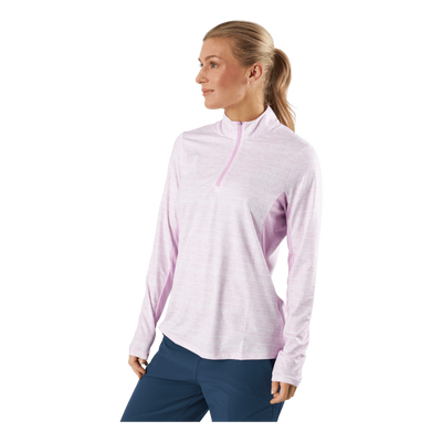 Ultimate365 Polo Long-Sleeve Top Bliss Lilac