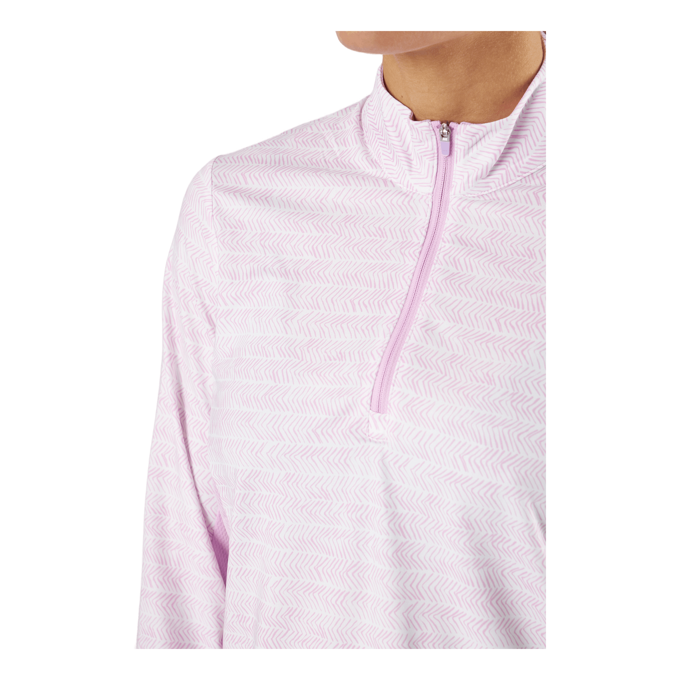 Ultimate365 Polo Long-Sleeve Top Bliss Lilac