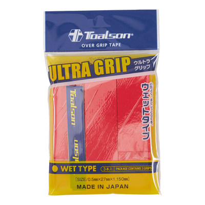 Toalson Ultra Overgrip 3 St. N Neonred