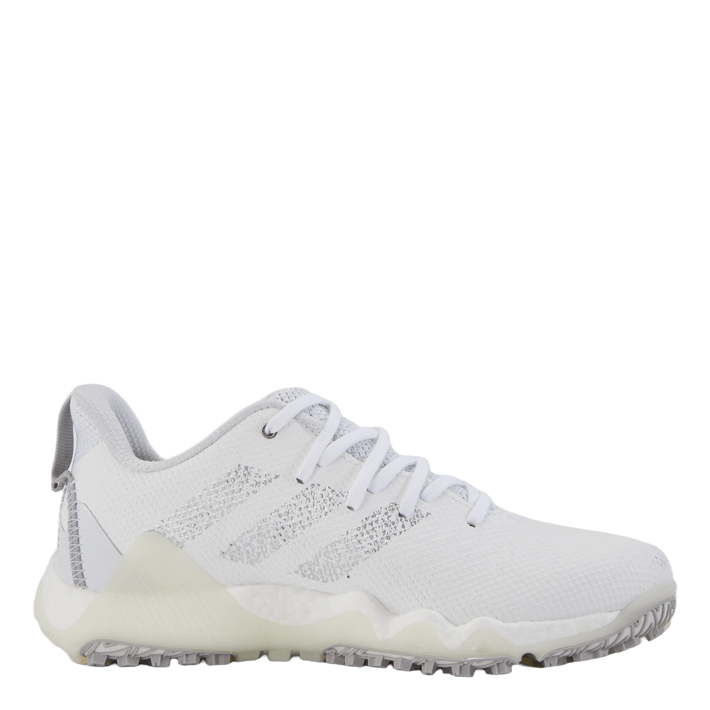 Codechaos 22 Spikeless Golf Shoes Cloud White / Silver Metallic / Grey Two