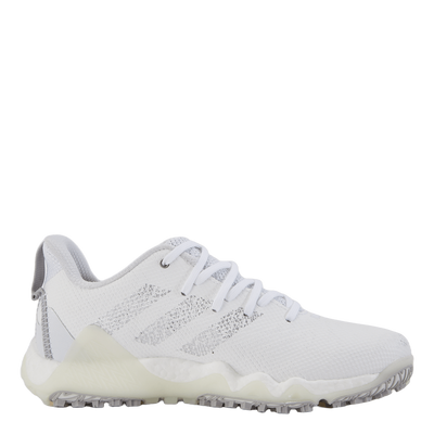 Codechaos 22 Spikeless Golf Shoes Cloud White / Silver Metallic / Grey Two