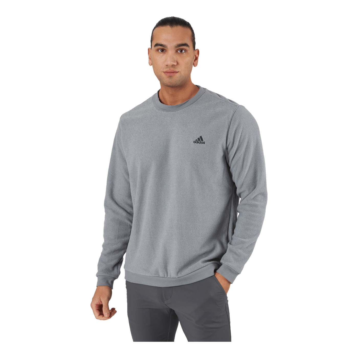 Core Crew Sweatshirt Grey Three