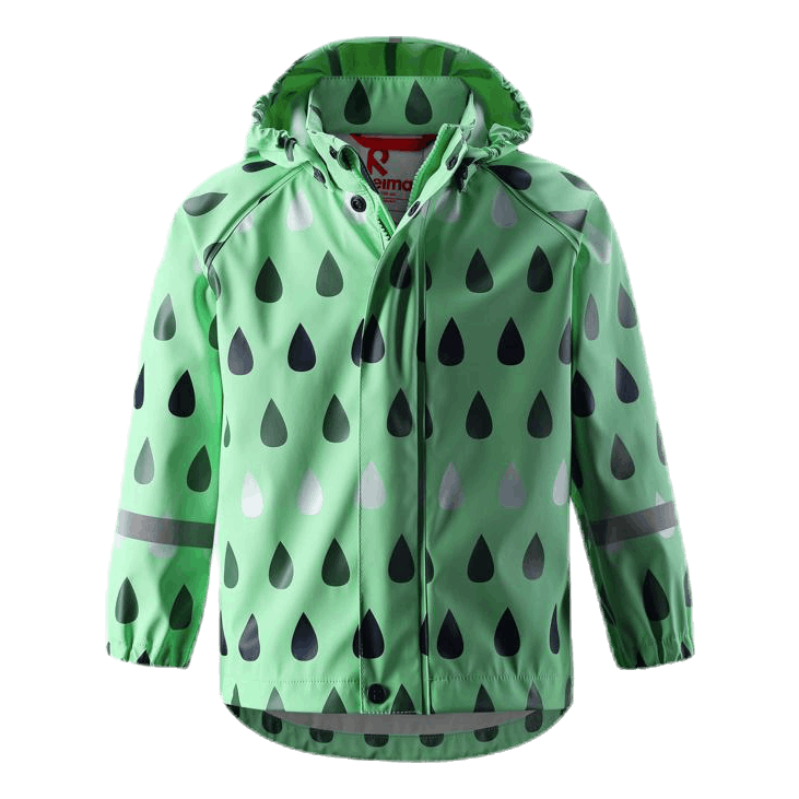 Vesi Raincoat White/Green