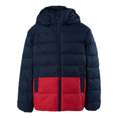 Amund Down Jacket Blue/Red