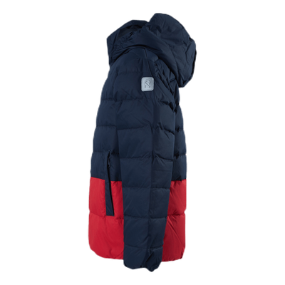 Amund Down Jacket Blue/Red