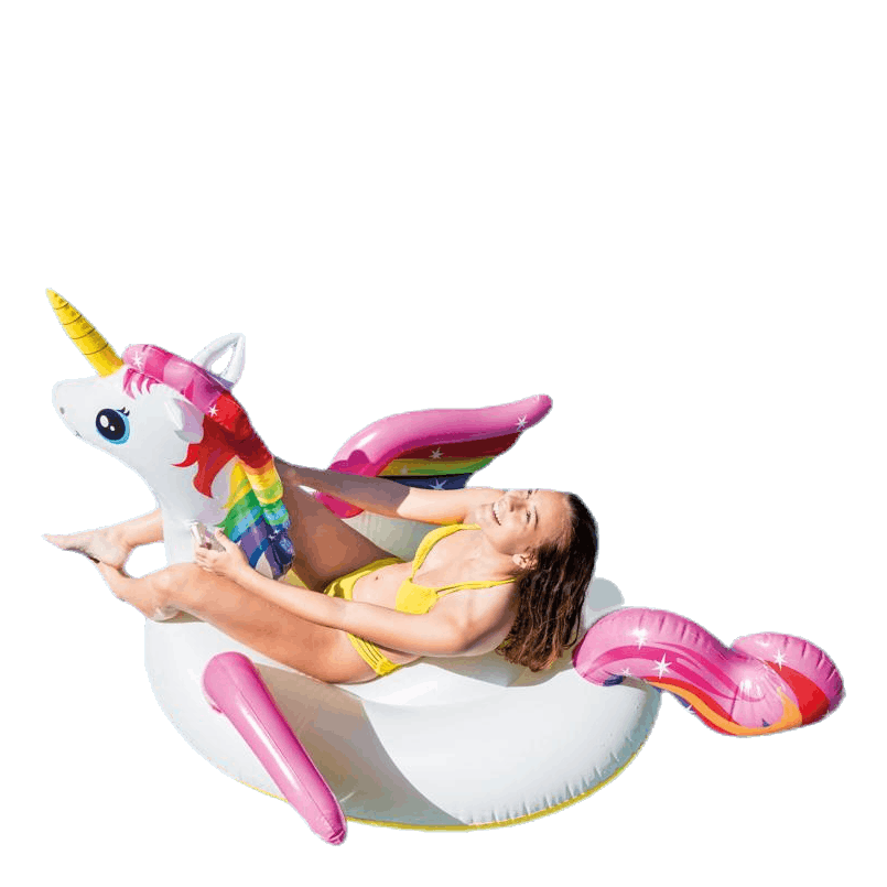 Unicorn Ride-on Pink/White