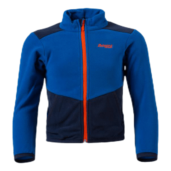 Lilletind Fleece Kids Jacket Blue/Orange