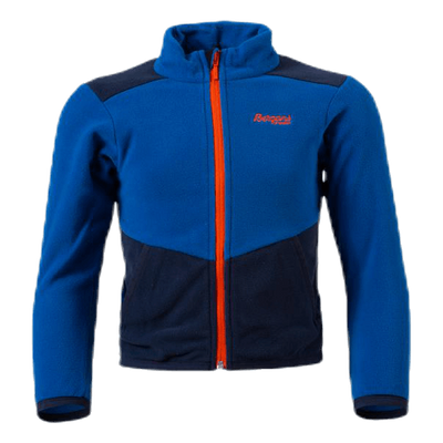 Lilletind Fleece Kids Jacket Blue/Orange