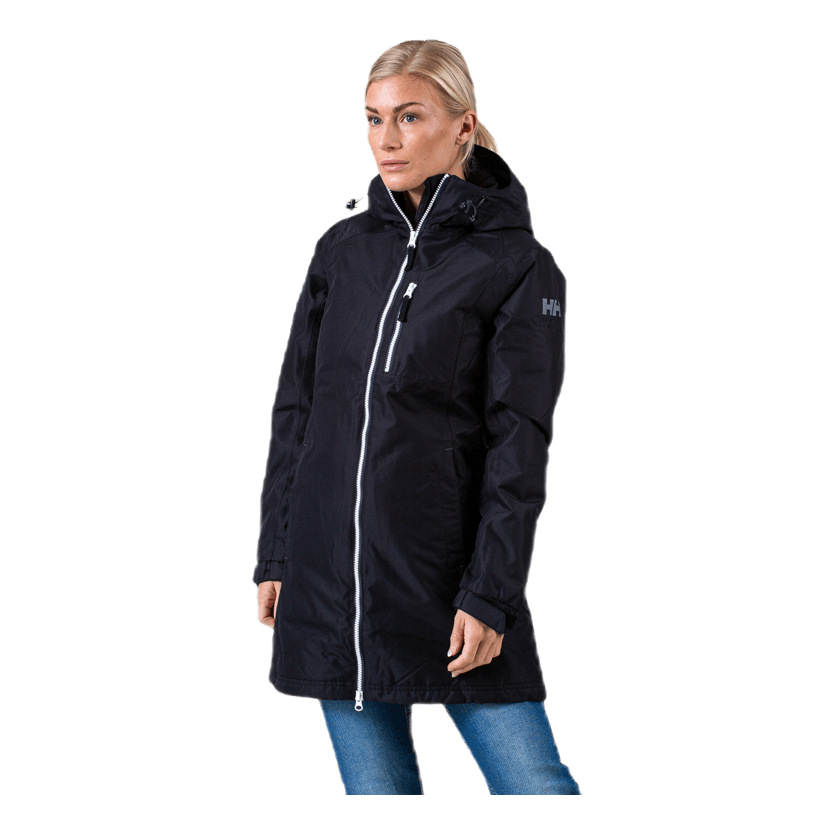 Long Belfast Winter Jacket Black