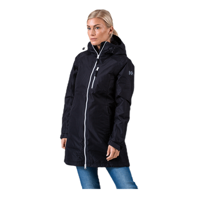 Long Belfast Winter Jacket Black