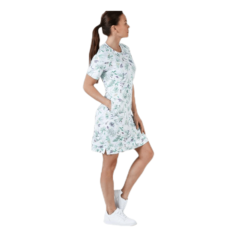 Malla Dress White/Green