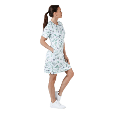 Malla Dress White/Green