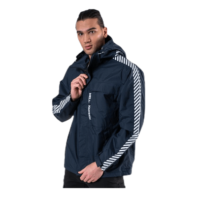 Vector Packable Rain Jacket Blue