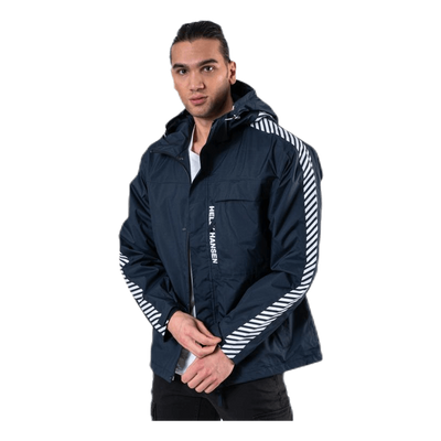 Vector Packable Rain Jacket Blue