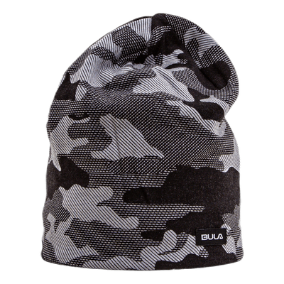 Camo Printed Wool Beanie  Patterned/Grey