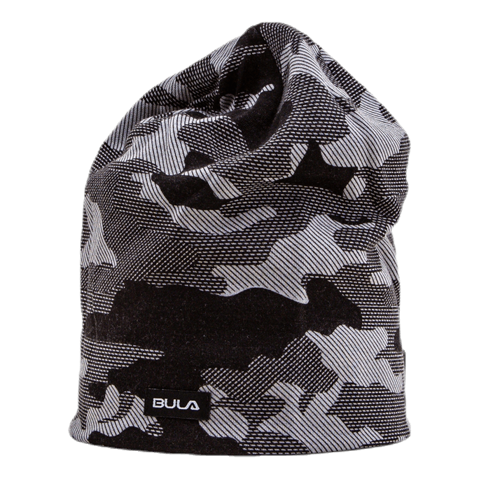 Camo Printed Wool Beanie  Patterned/Grey