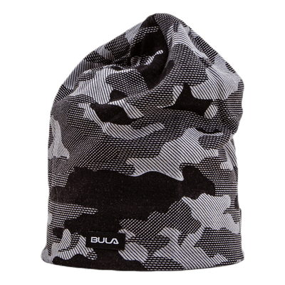 Camo Printed Wool Beanie  Patterned/Grey