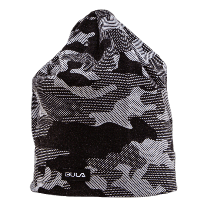 Camo Printed Wool Beanie  Patterned/Grey