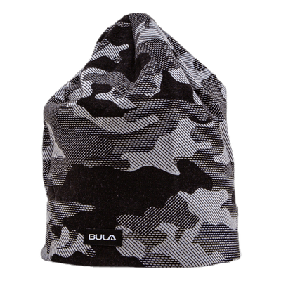 Camo Printed Wool Beanie  Patterned/Grey