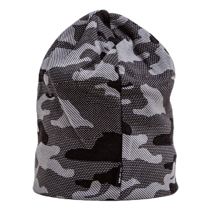 Camo Printed Wool Beanie  Patterned/Grey