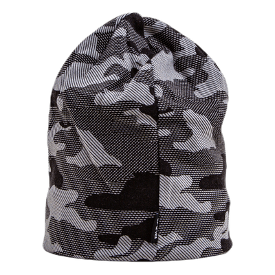 Camo Printed Wool Beanie  Patterned/Grey