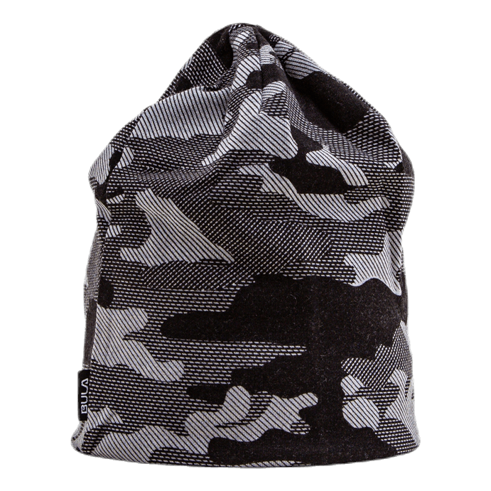 Camo Printed Wool Beanie  Patterned/Grey