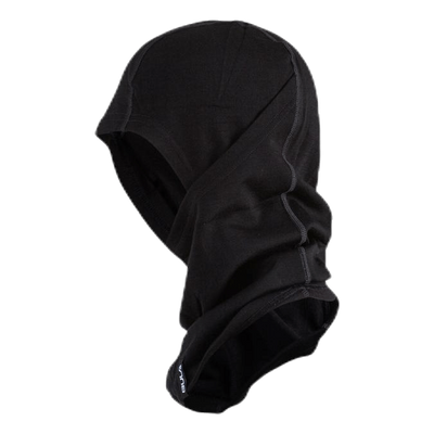 Wool Convertible Balaclava Black