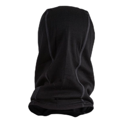 Wool Convertible Balaclava Black