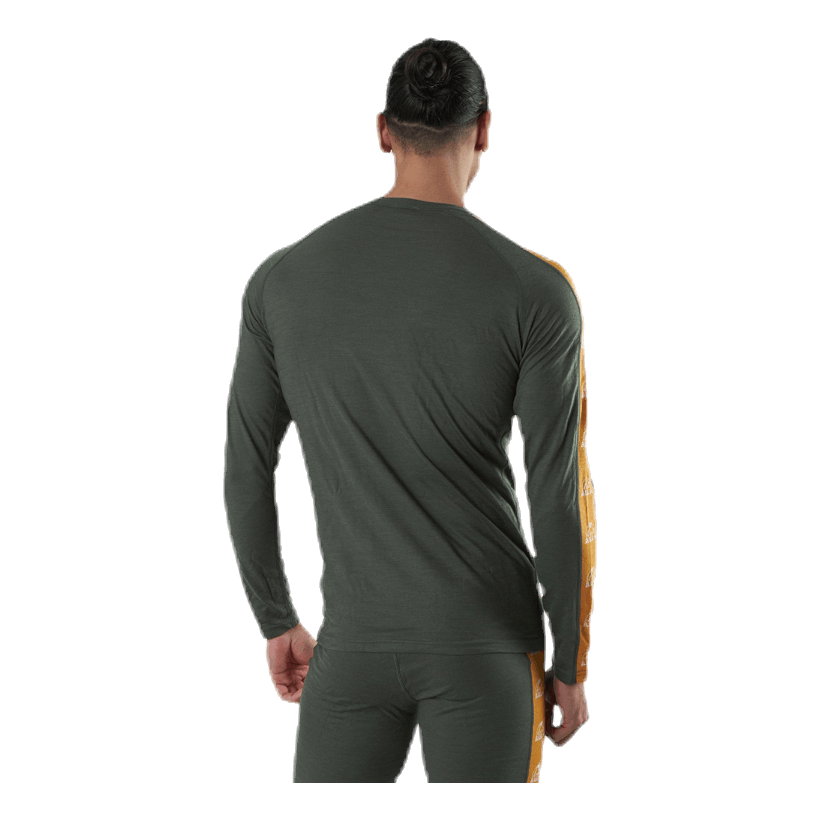 Tape Merino Wool Crew Green