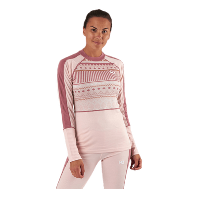 Perle Long Sleeve Shirt Pink