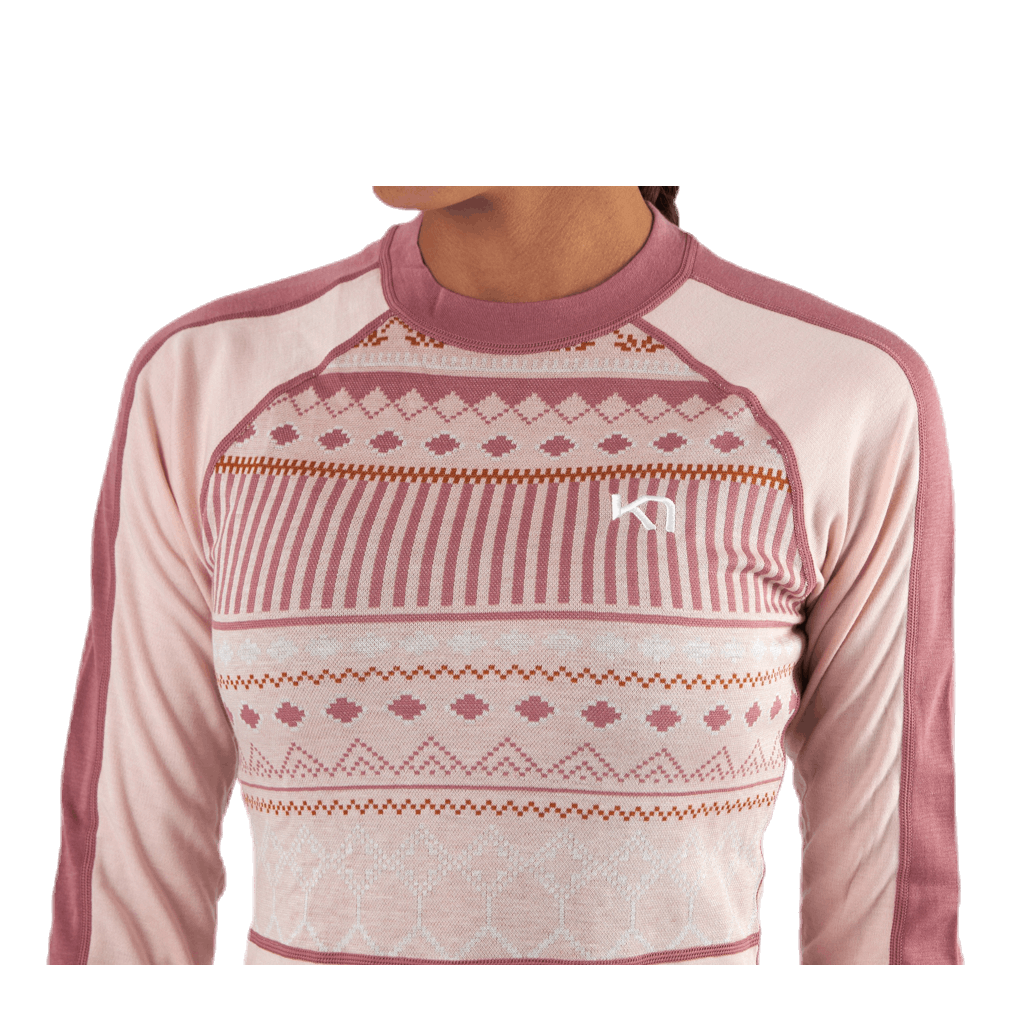 Perle Long Sleeve Shirt Pink