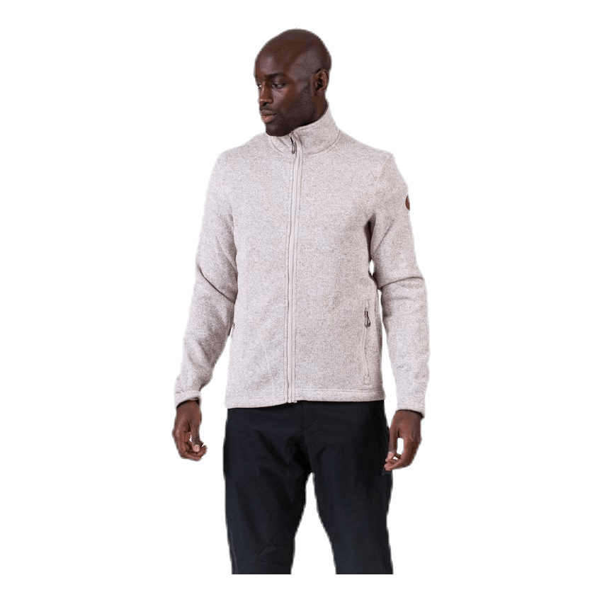 Richard Melange Fleece Jacket Beige