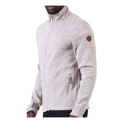 Richard Melange Fleece Jacket Beige