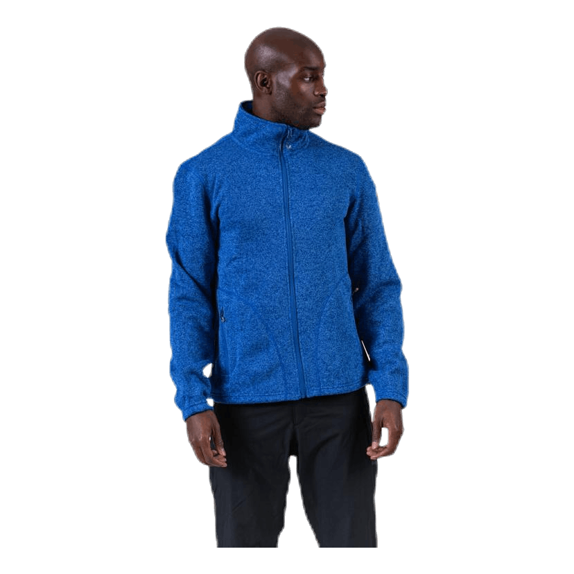 Richard Melange Fleece Jacket Blue