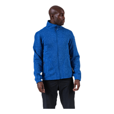 Richard Melange Fleece Jacket Blue