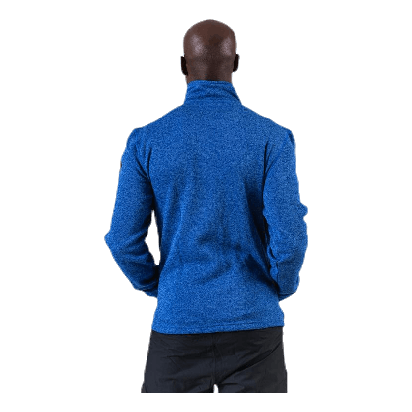 Richard Melange Fleece Jacket Blue