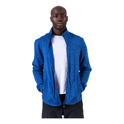 Richard Melange Fleece Jacket Blue