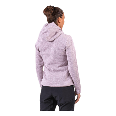 Demta Melange Fleece Jacket Pink