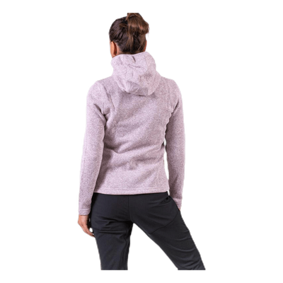 Demta Melange Fleece Jacket Pink