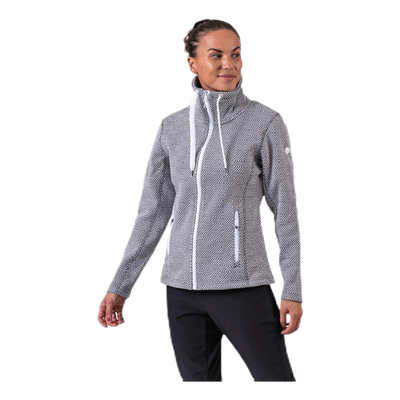 Freida Melange Fleece Jacket Grey