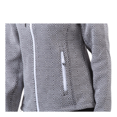 Freida Melange Fleece Jacket Grey