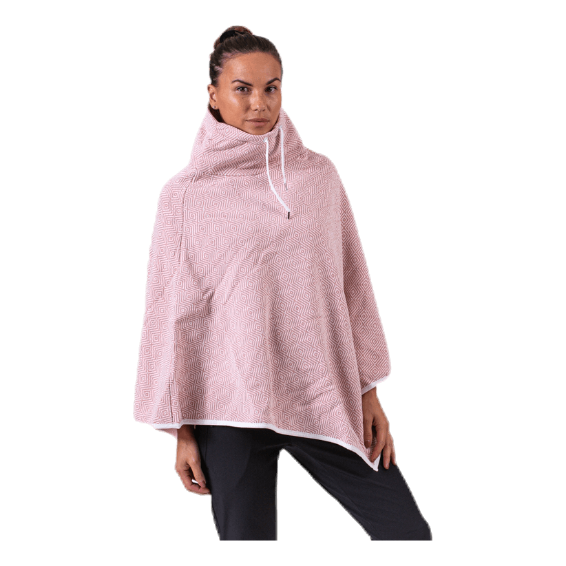 Glory Fleece Poncho Pink