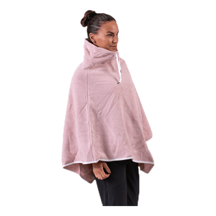 Glory Fleece Poncho Pink