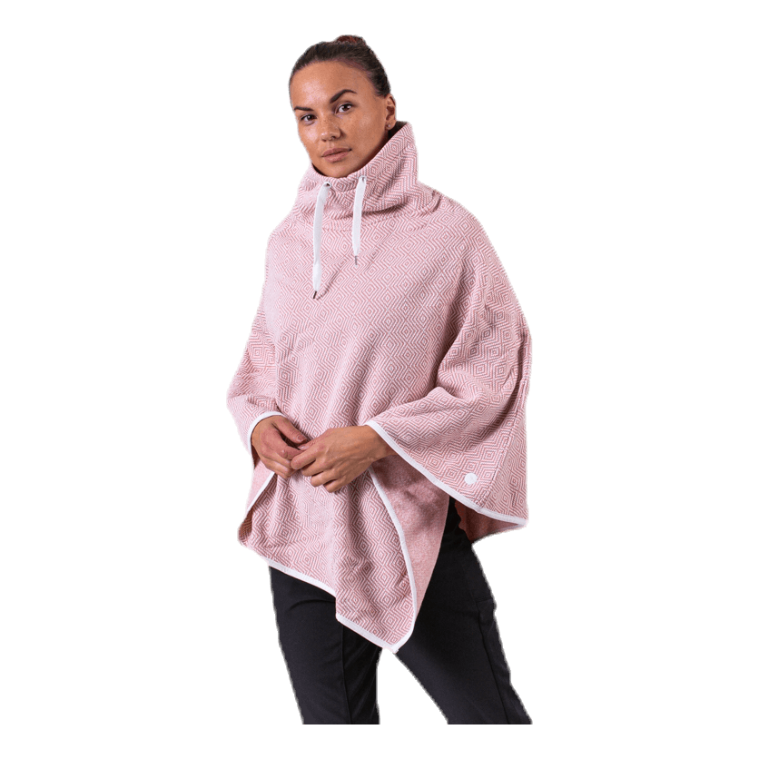 Glory Fleece Poncho Pink