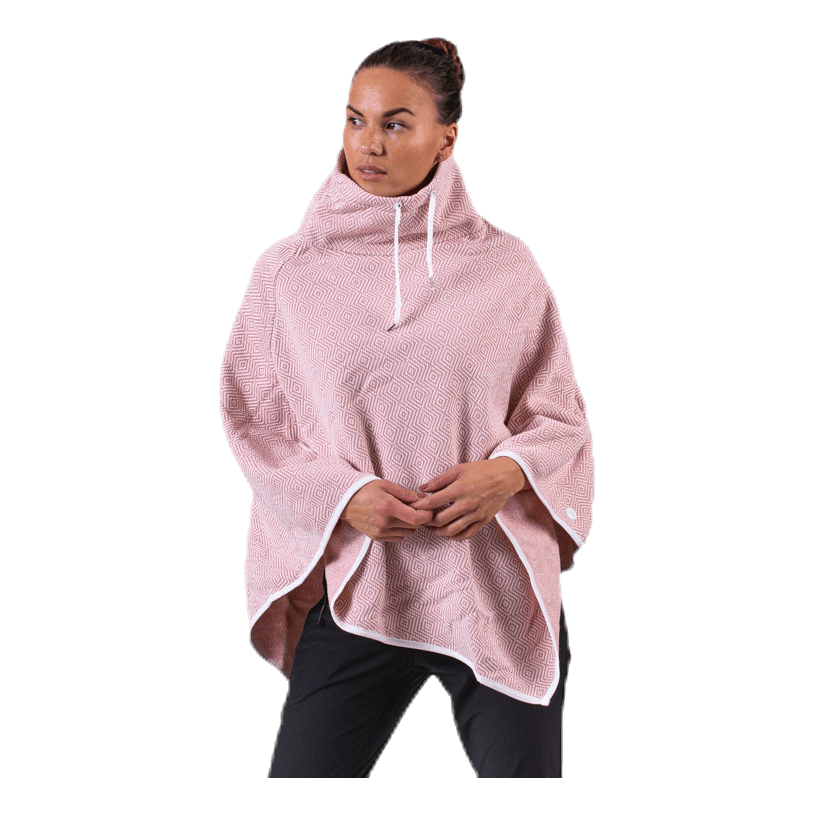 Glory Fleece Poncho Pink