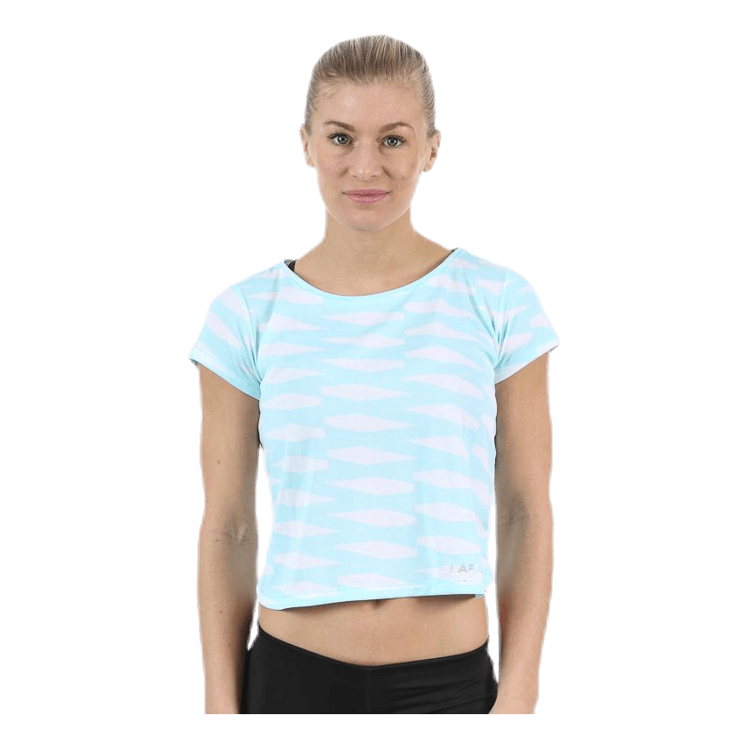 Breakaway Short Tee Turquoise