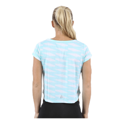 Breakaway Short Tee Turquoise