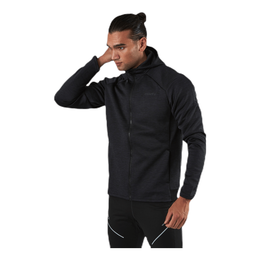 ADV Charge Zip Hood Jkt Black